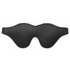 Strict Leather Black Fleece Lined Blindfold - Leatherr