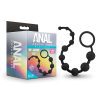 Blush Anal Adventures Platinum Silicone 10 Anal  Beads - Black - Anal Play