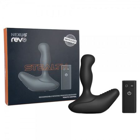 Nexus REVO STEALTH Remote Control Rotating Prostate Massager - Black - Anal Play