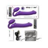 Strap-On-Me Rechargeable Remote-Controlled Silicone Vibrating Bendable Strap-On Purple L - Dildo Play