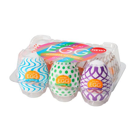 Tenga Egg Variety Pack Wonder 6 pcs - Cock & Ball Play