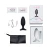 Lovense Hush 2 Bluetooth Remote-Controlled Vibrating Butt Plug M 1.75 in. - Couples