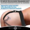 P-Spot Plugger 28X Silicone Prostate Plug with Comfort Harness and Remote Control - Prostate-Stimulator