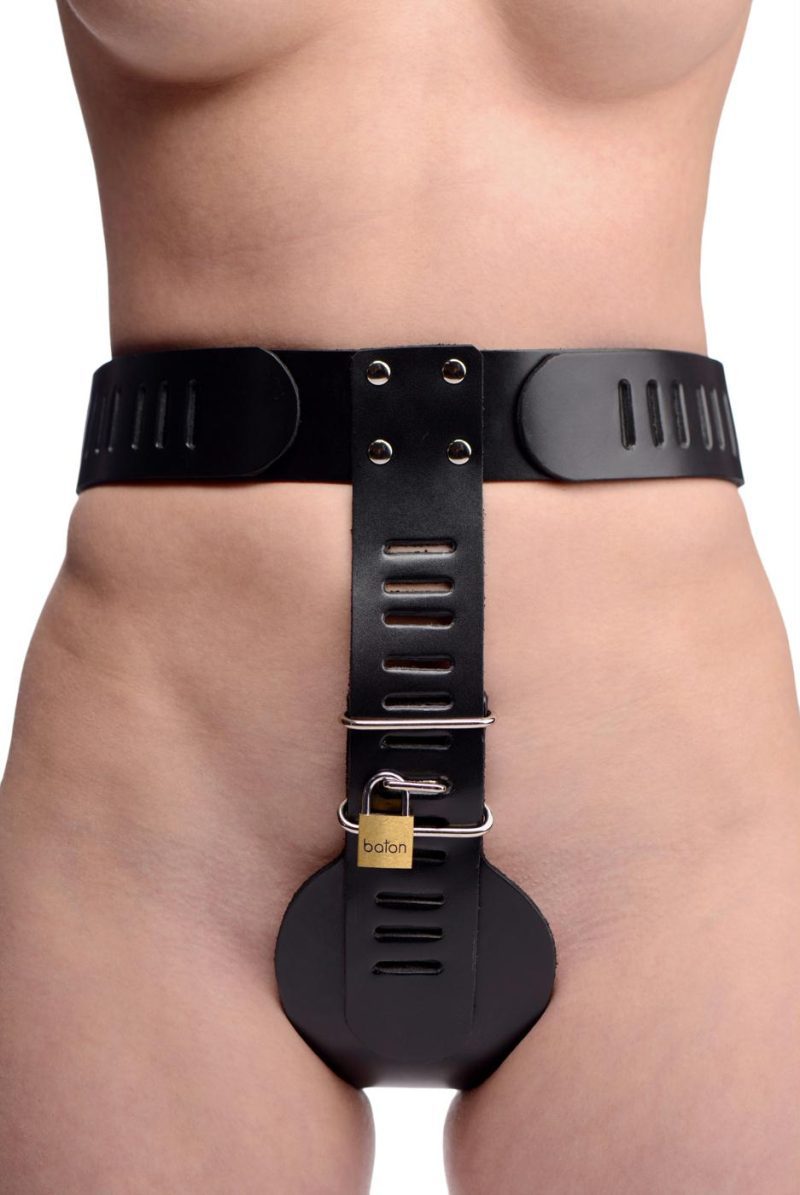 Strict Leather Female Chastity Belt - Chastity