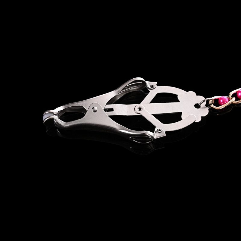 base by kink clover clamps with red ball chain 127837