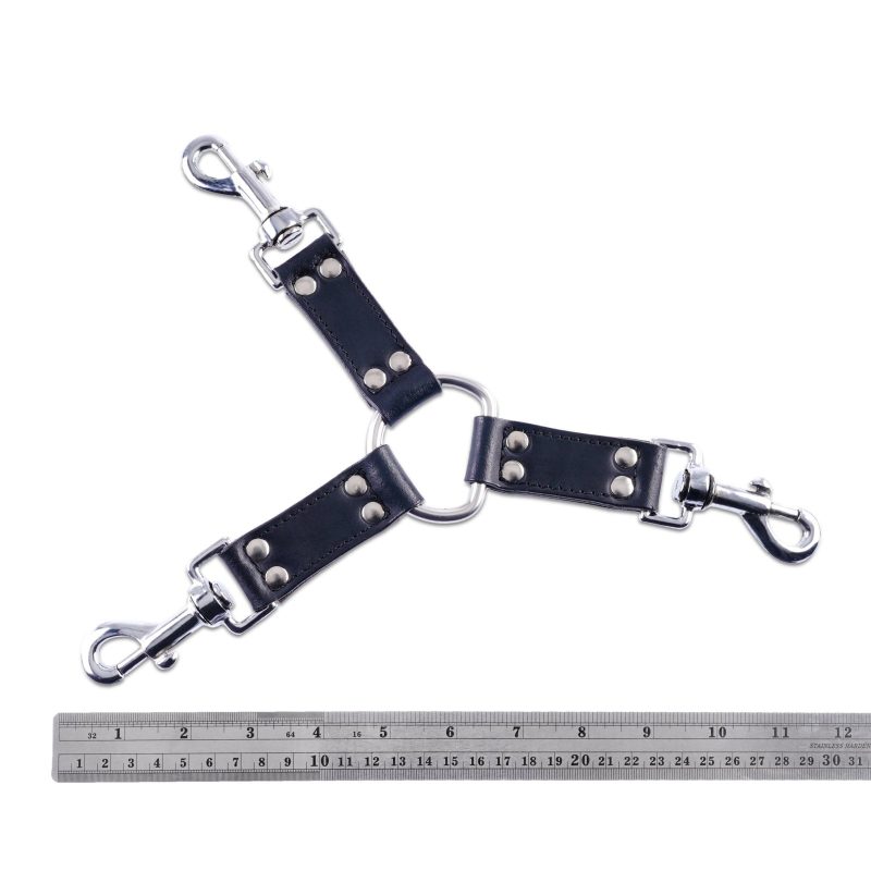 3-Way Hogtie Connector by Kink - Leather