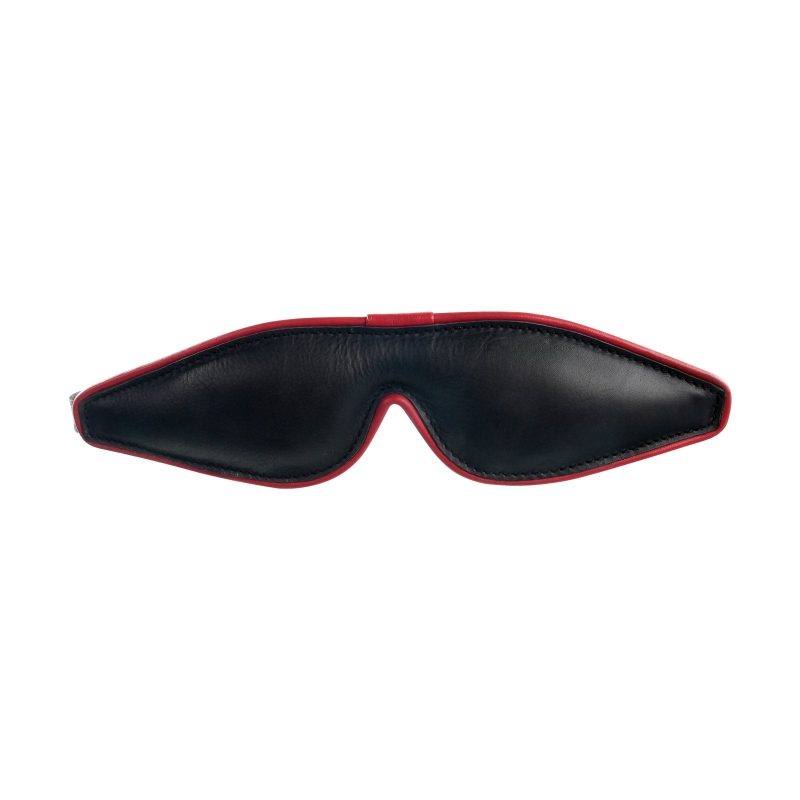 core by kink classic leather blindfold 142716