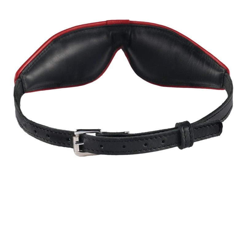 core by kink classic leather blindfold 697493