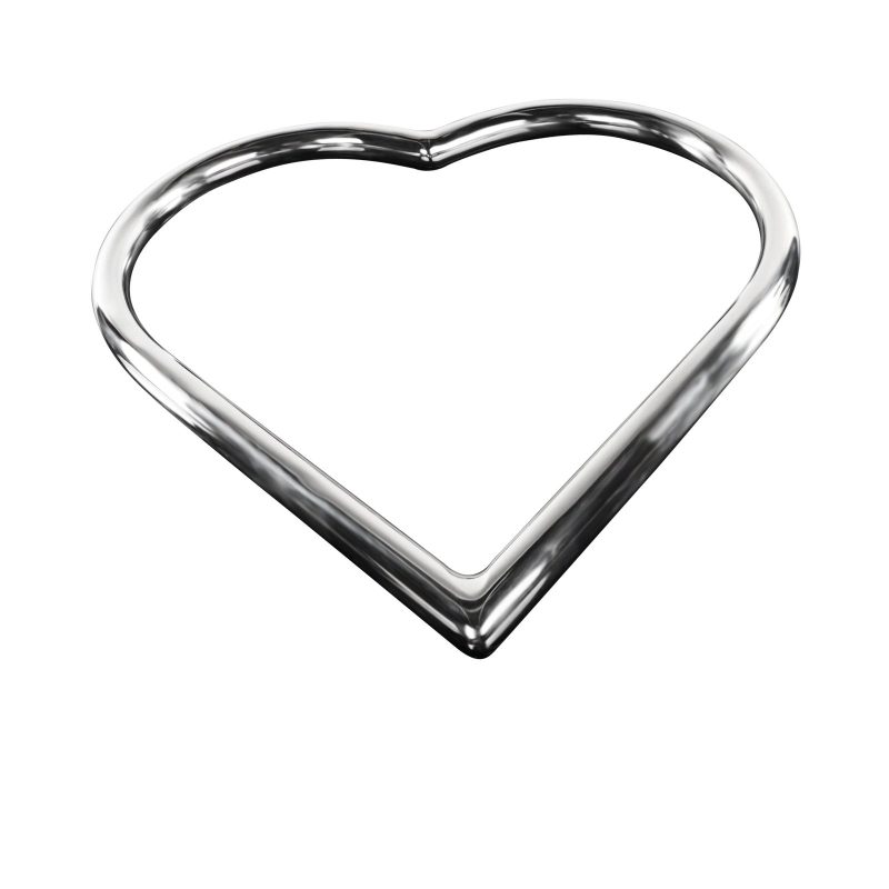 core by kink heart shaped deluxe shibari ring 132656