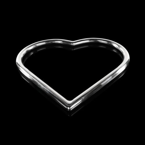 core by kink heart shaped deluxe shibari ring 335215