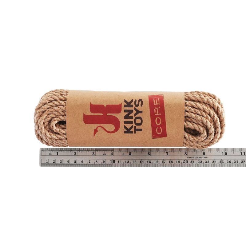 core by kink hemp bondage rope 50ft 6mm 106224