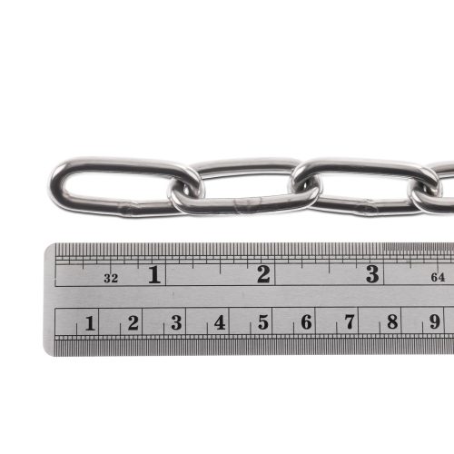 core by kink long link stainless steel light chain 819050