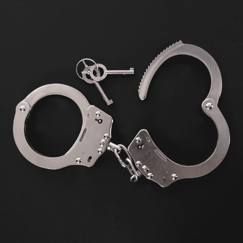 core by kink police style metal handcuffs 154166