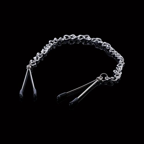 core by kink silver chain nipple clamps 939725