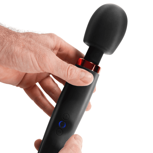 Waterproof Wand Vibrator, Black By Kink - Other