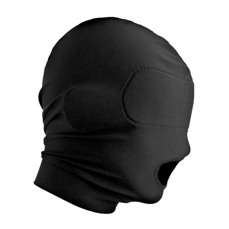 disguise open mouth hood with padded blindfold 925624