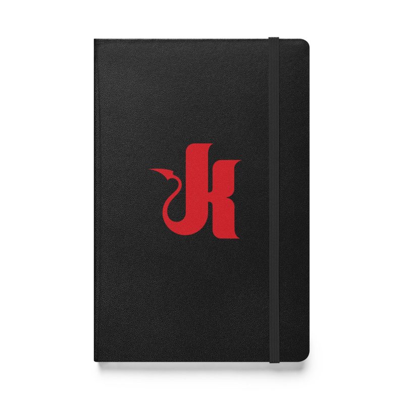 Hardcover bound notebook -