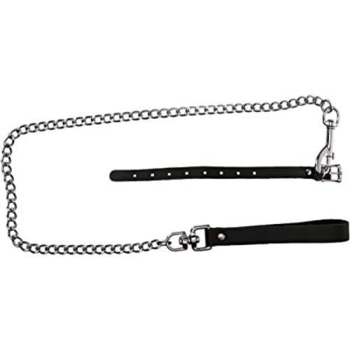 kinklab buckling cock ring and chain leash set 952307