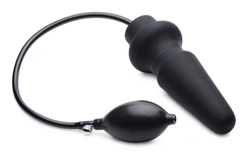 large inflatable silicone anal plug 157893