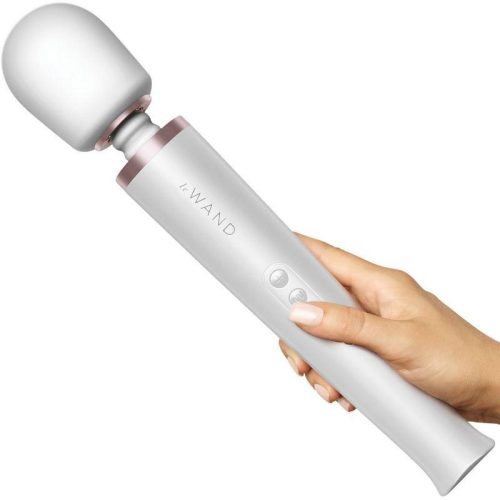 le wand pearl white rechargeable massager 917876