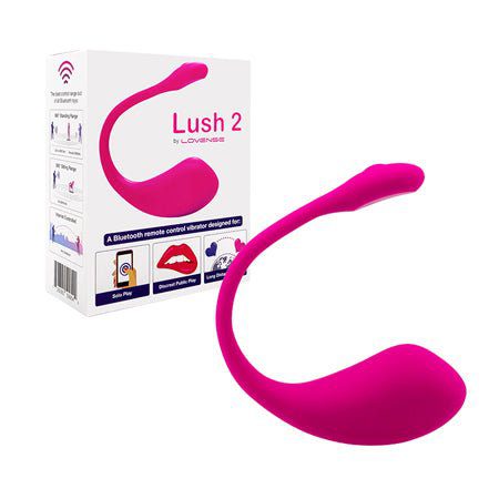 Lovense Lush 2 Bluetooth Remote-Controlled Egg Vibrator - Vibrator Play