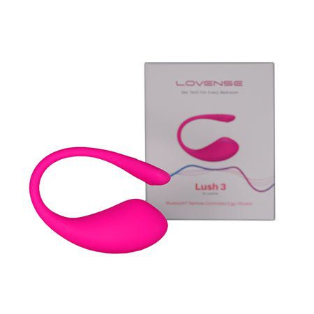 Lovense Lush 3 Bluetooth Remote-Controlled Egg Vibrator - Vibrator Play