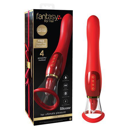 Luxury Edition Her Ultimate Pleasure Suction Tongue Clit Stimulator - Sex Toys