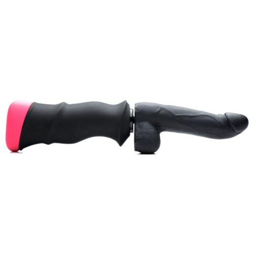 mega pounder handheld thrusting silicone dildo 502484