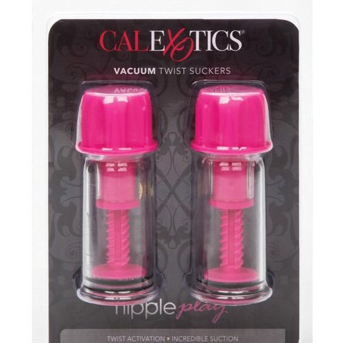 Nipple Play Vacuum Twist Suckers - BDSM Gear