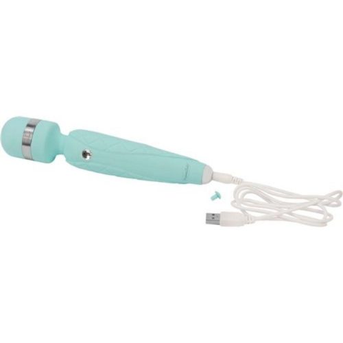 pillow talk cheeky wand vibrator teal 506334