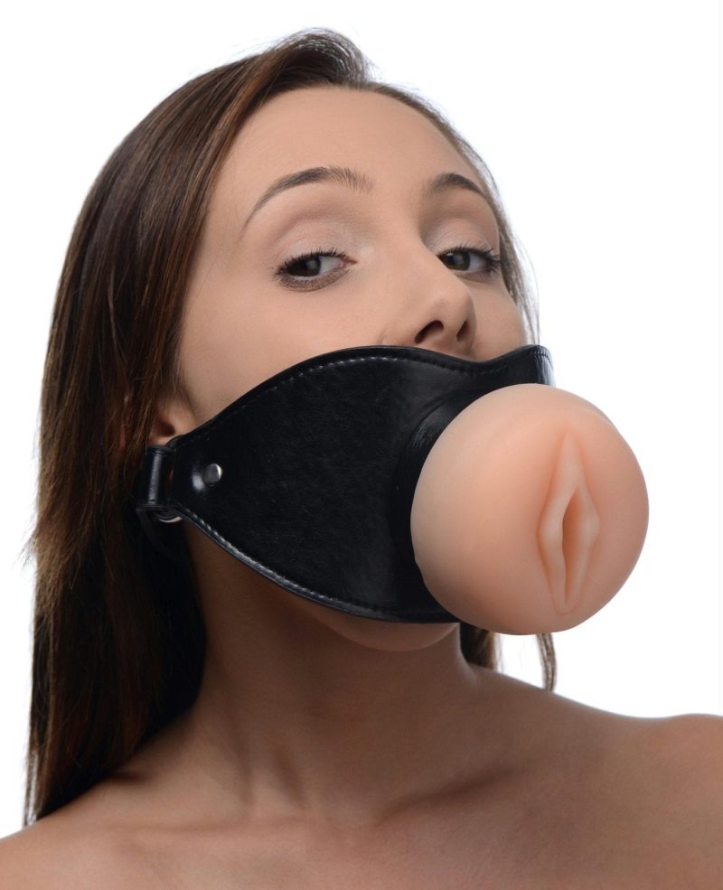 Pussy Face Oral Sex Mouth Gag - Gags