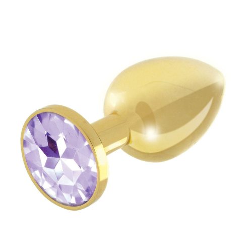 rianne s booty plug set 2 gold stainless steel gem butt plugs 448269