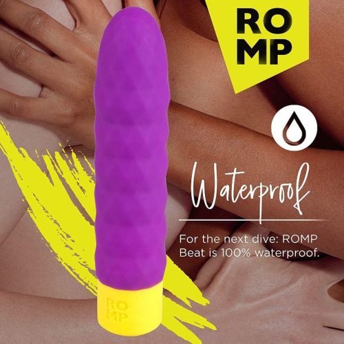 romp beat silicone bullet vibrator rechargeable waterproof vibe 373836