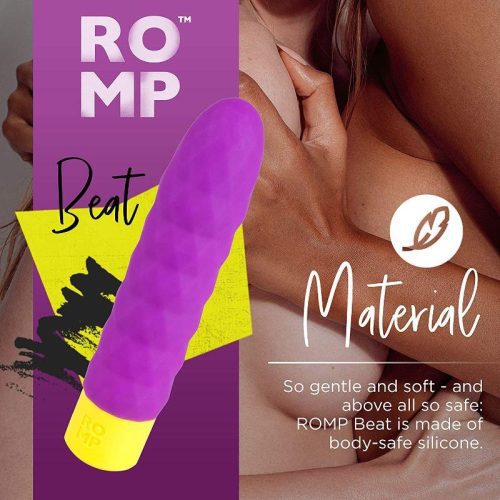 romp beat silicone bullet vibrator rechargeable waterproof vibe 896192