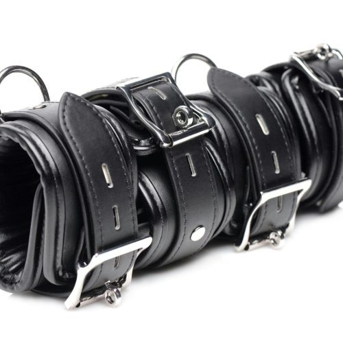 slave chained cuff and collar set 921221