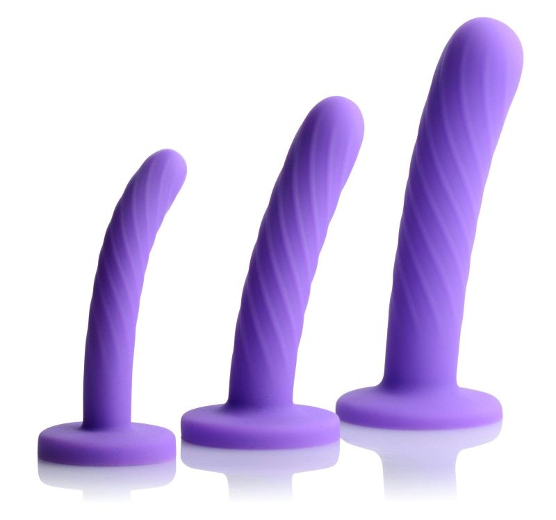 Trinity 3-Piece Silicone Dildo Set - Strapu