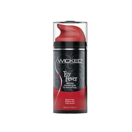 Wicked Toy Fever Warming Lubricant Gel for Toys 3.3 oz. - BDSM Accessories